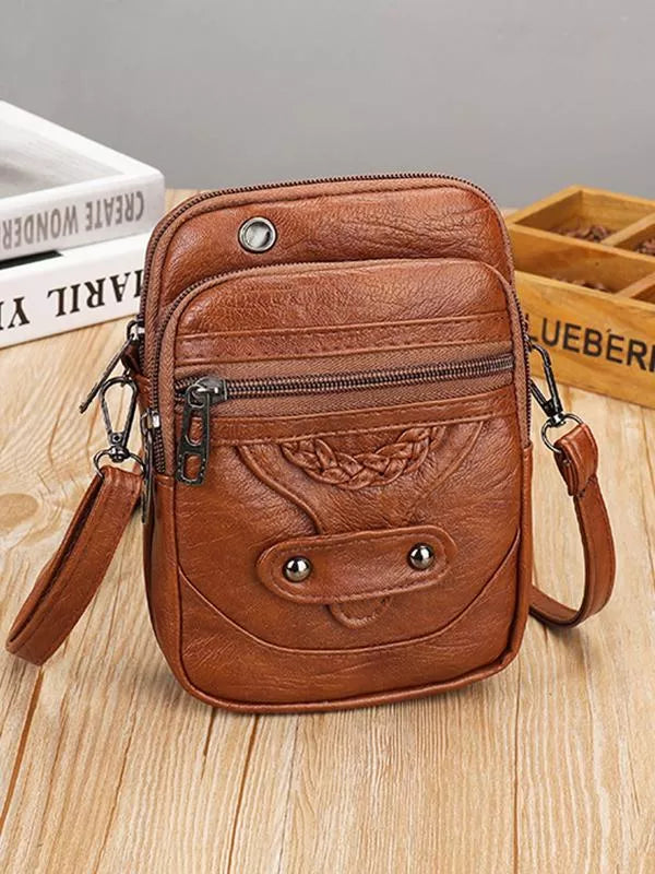 Eloise | Vintage leren crossbody tas