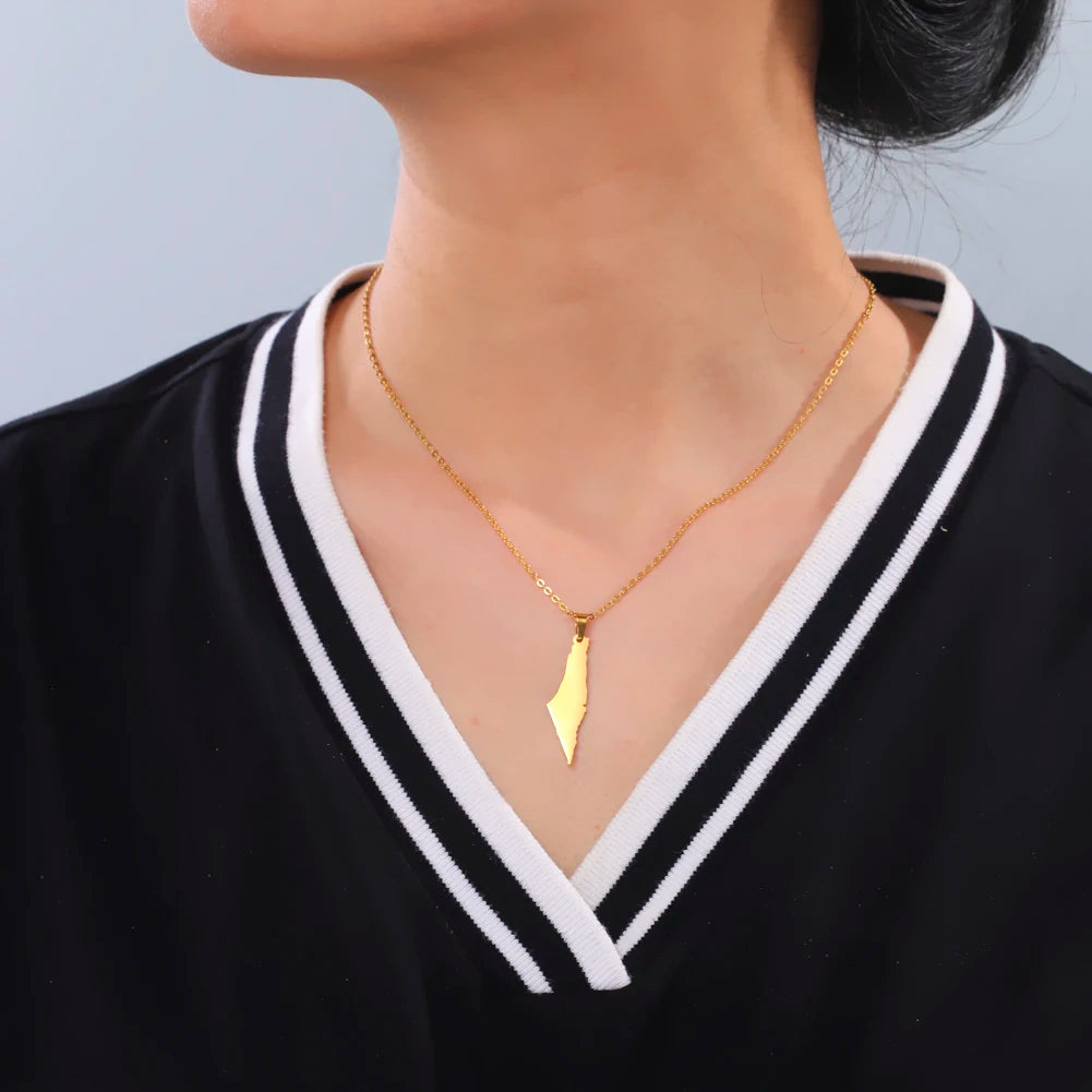 PALESTINA KETTING - SILVER/GOLDEN PLATED