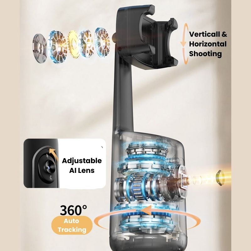 PO1 - AI Smart Gimbal met Auto Tracking