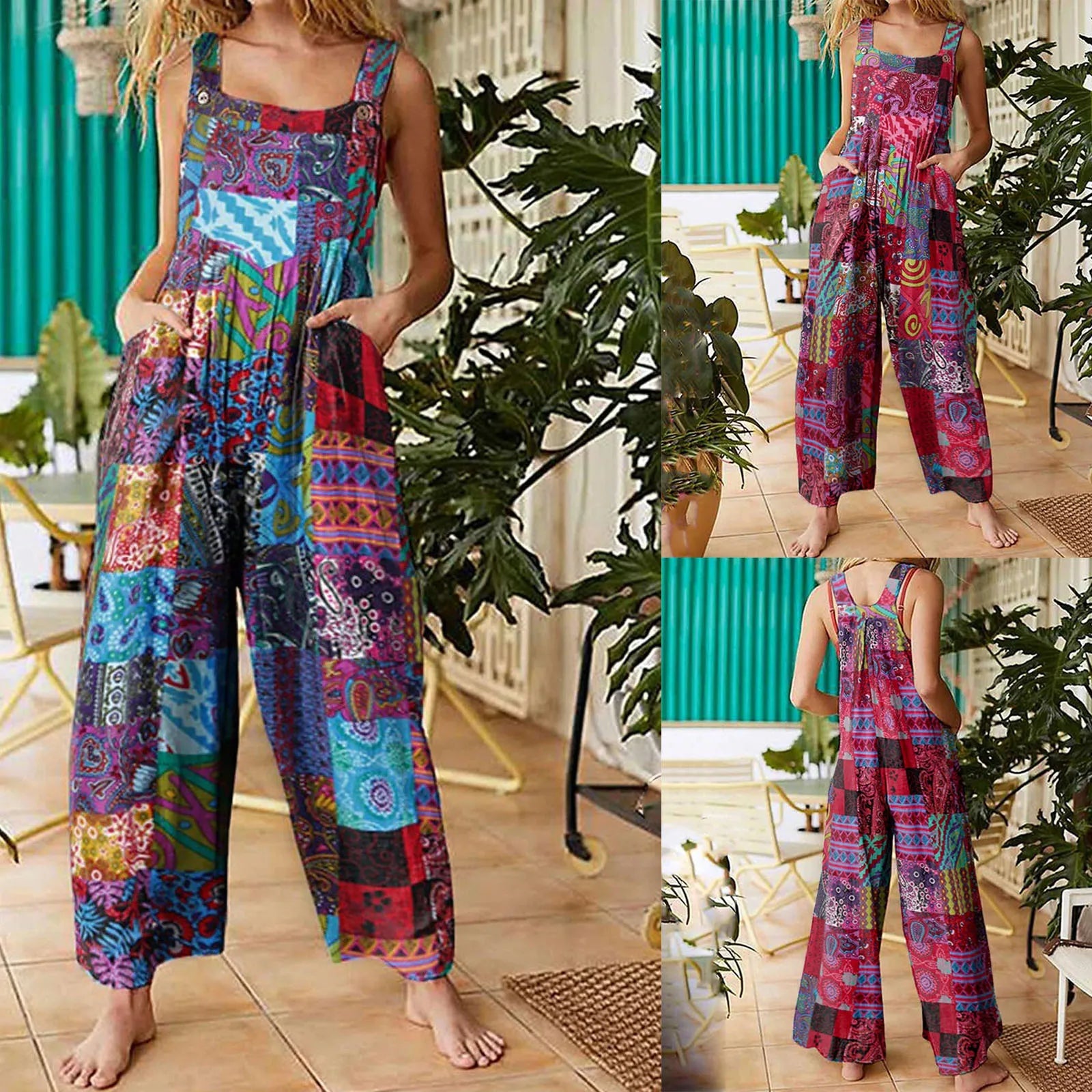 Kleurrijke Jumpsuit - Sylvana