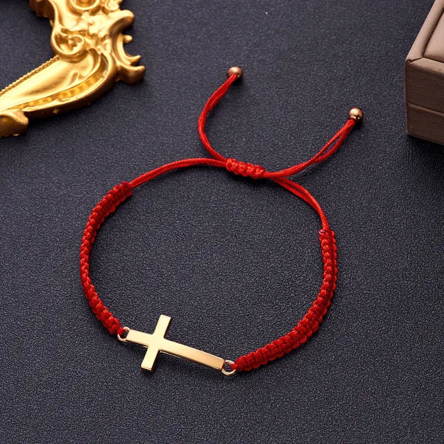 Gevlochten Kruis Armband