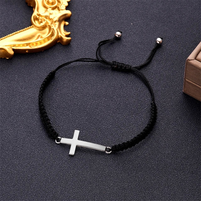 Gevlochten Kruis Armband