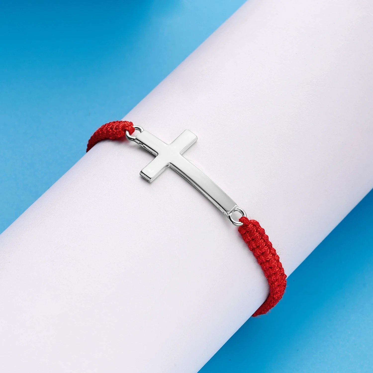 Gevlochten Kruis Armband