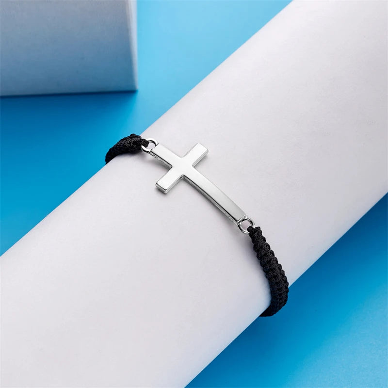Gevlochten Kruis Armband