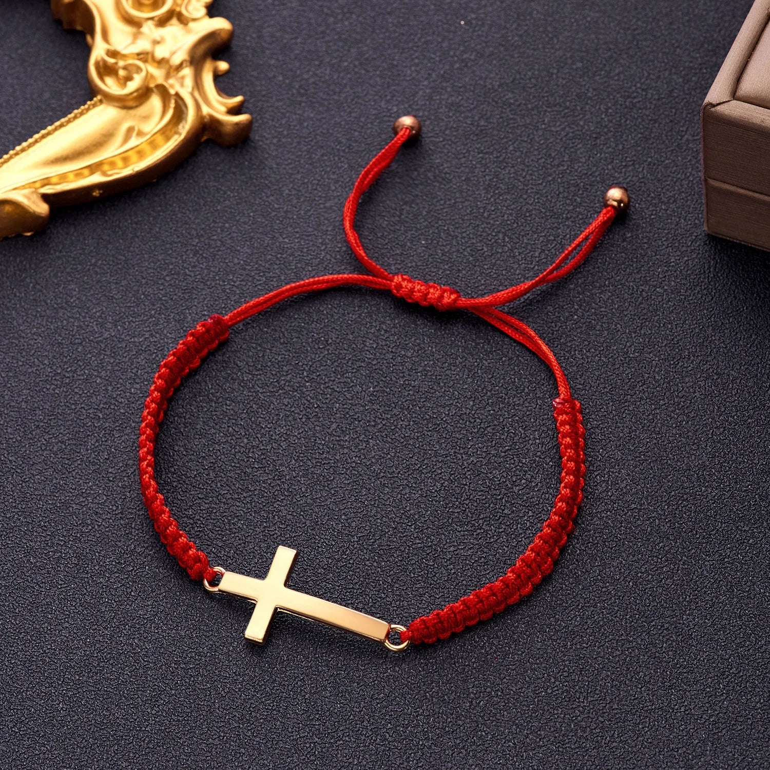 Gevlochten Kruis Armband