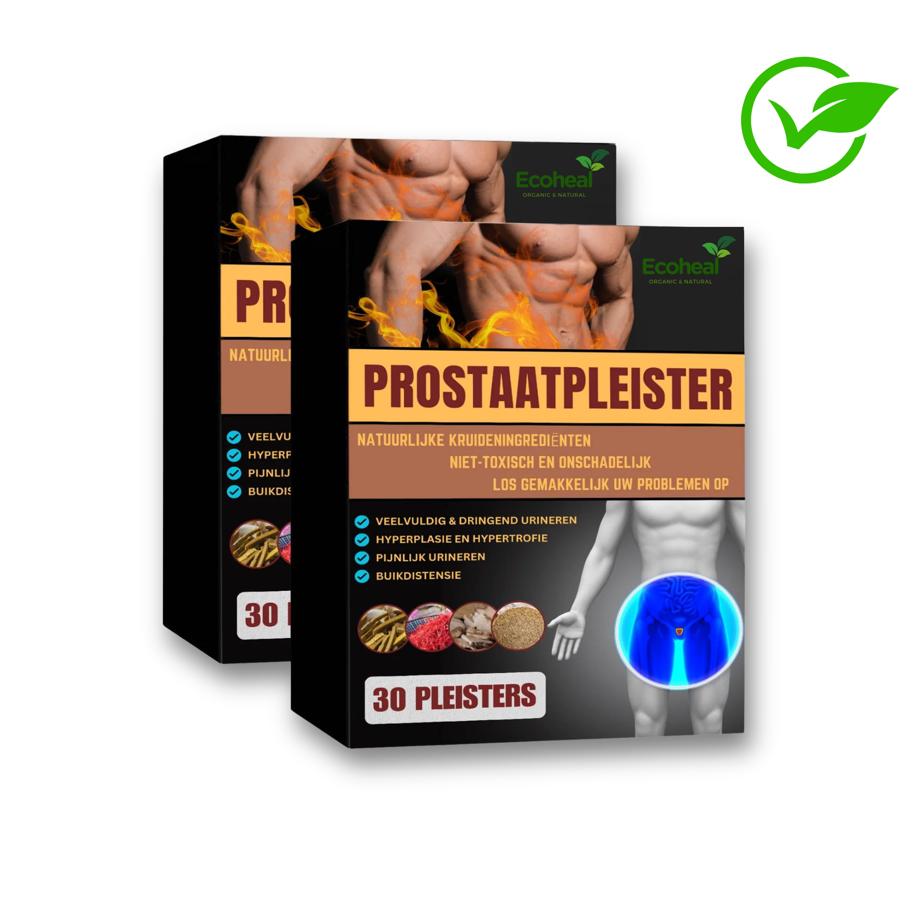 EcoHeal - Prostaatpleister 1+1 GRATIS