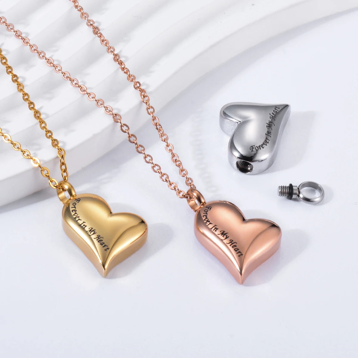 Forever in My Heart Urn Ketting - Zodat zij altijd bij ons zijn