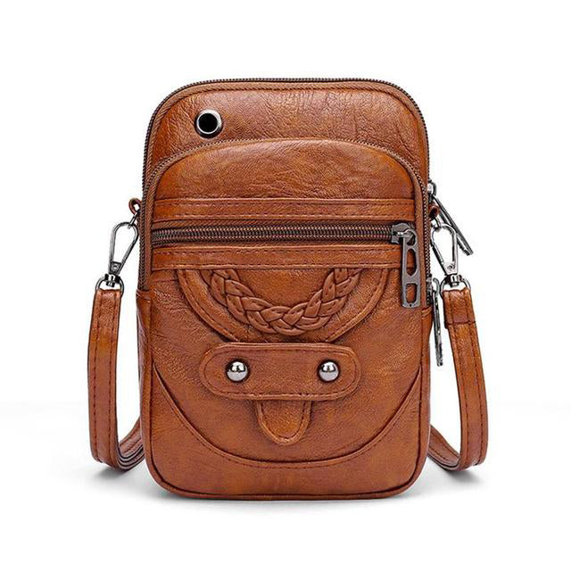 Eloise | Vintage leren crossbody tas