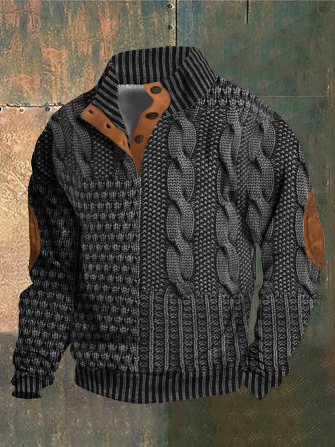 Casual Retro Print Sweatshirt (1+1 GRATIS)