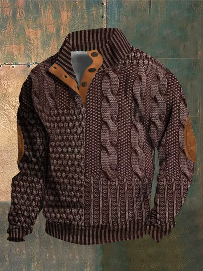 Casual Retro Print Sweatshirt (1+1 GRATIS)