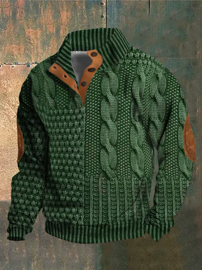 Casual Retro Print Sweatshirt (1+1 GRATIS)