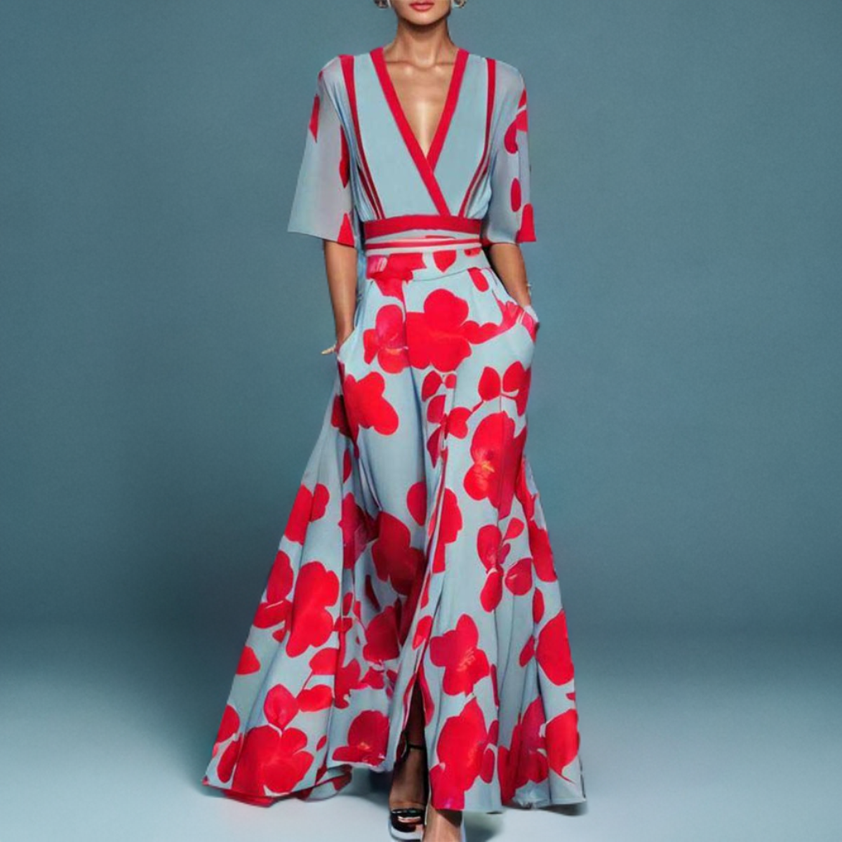 Elegante bloemenjurk | Miriam